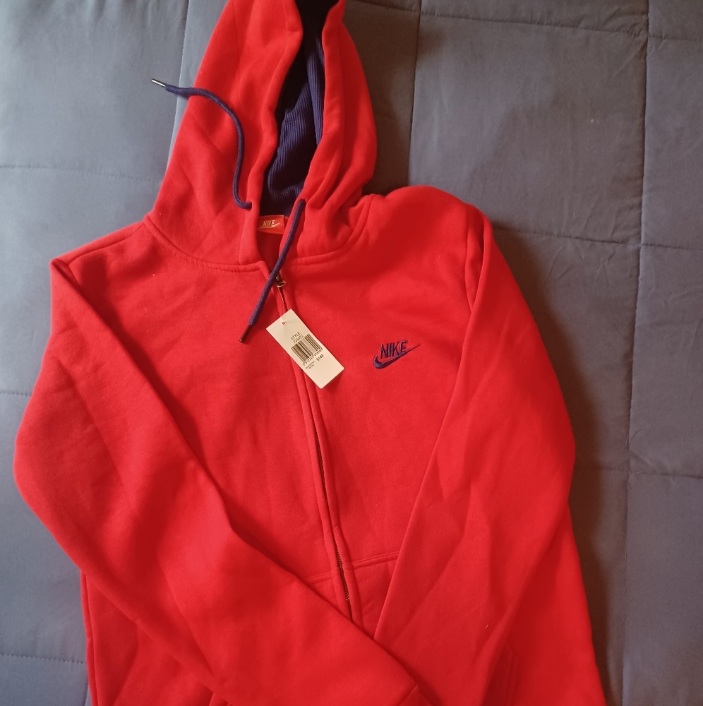 Nike zip down sweatshirt for men